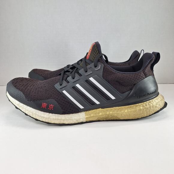 Adidas UltraBoost DNA Mens 13 Black Gold Tokyo FY3425 Running Shoes Sneakers main image 12